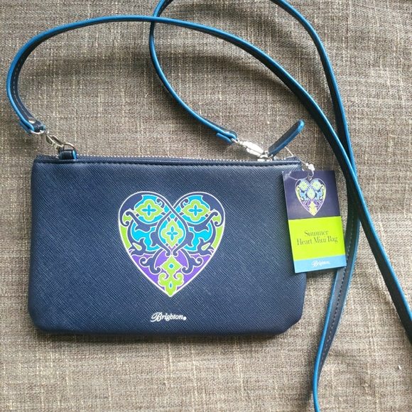 Brighton Handbags - Brighton Summer heart Mini purse bag handbag